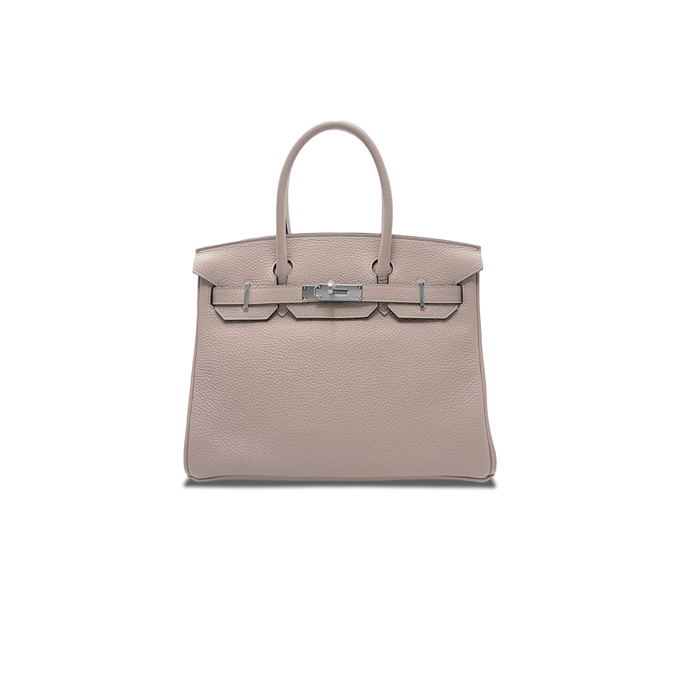 HERMES BIRKIN 30 TOGO LEATHER WISTERIA SILVER BUCKLE BAG H028369CK4W (30*23*15cm)